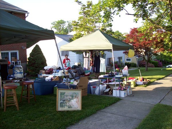 yard sale and picnic 051