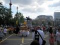 Revelry in Trafalgar Square