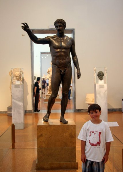 Andrew by Statue of Perseus