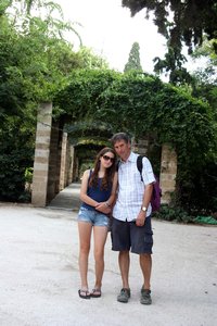 John and Lauren in the National Garden