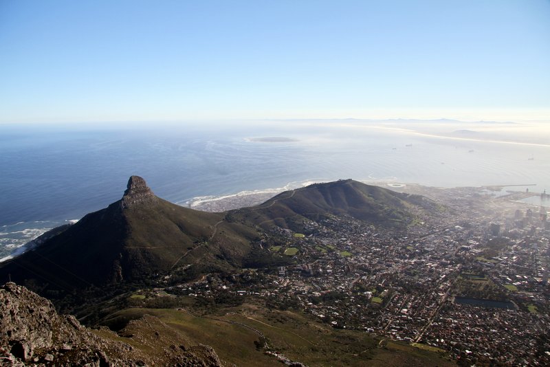 Clear view of "Lion's Head"