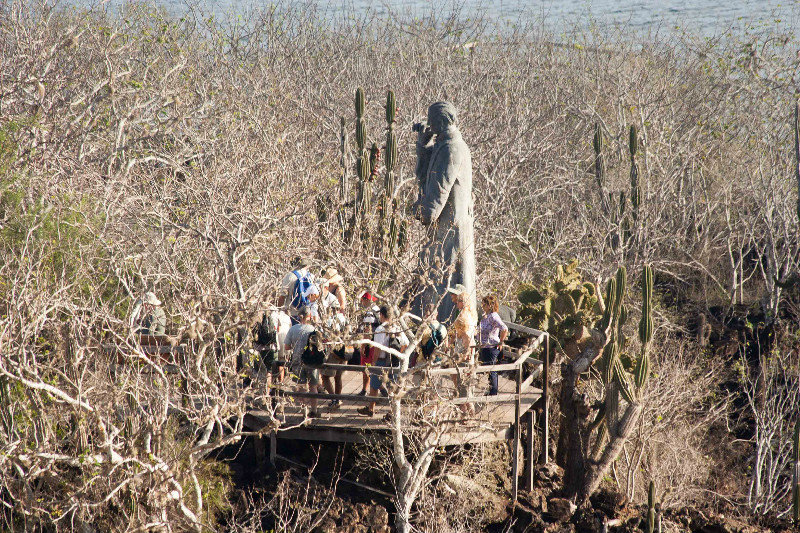 Statue of Darwin on San Cristobal