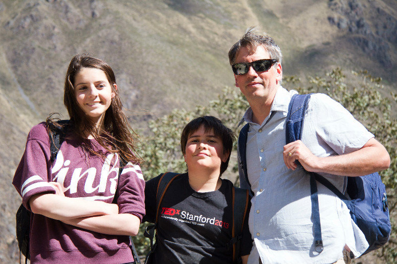 Family in the Andes