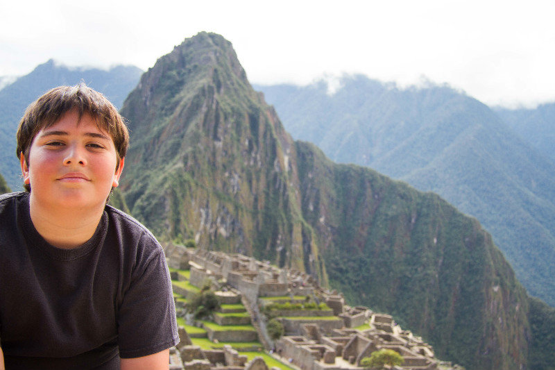 Andrew Above Machu Picchu