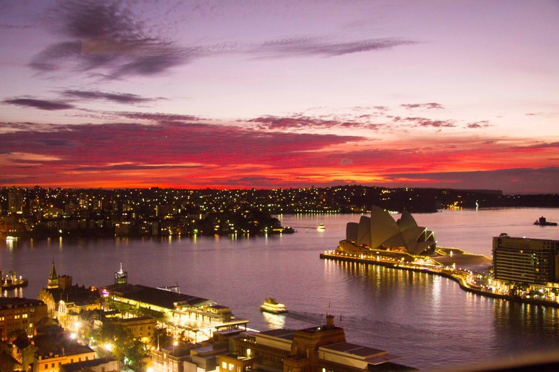 Sunrise over Sydney