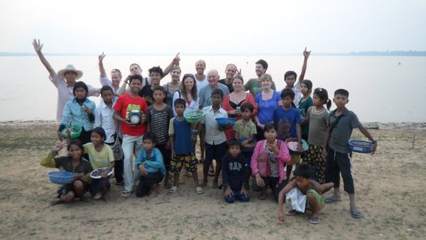 Group pic at West Baray