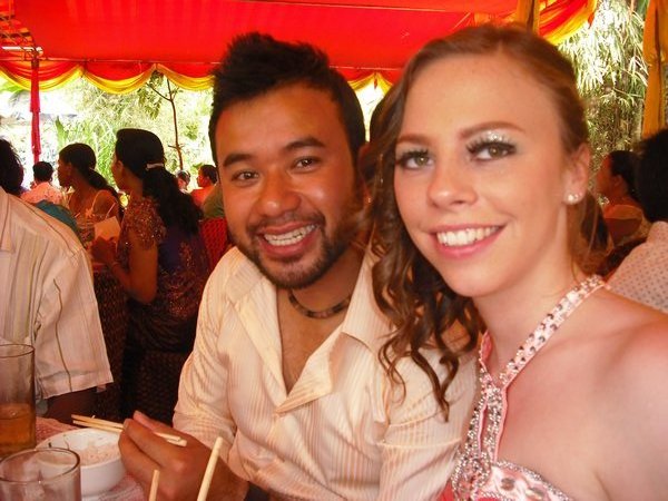 Tim and his Khmer bride