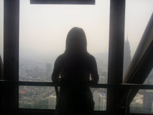 Me up the KL tower