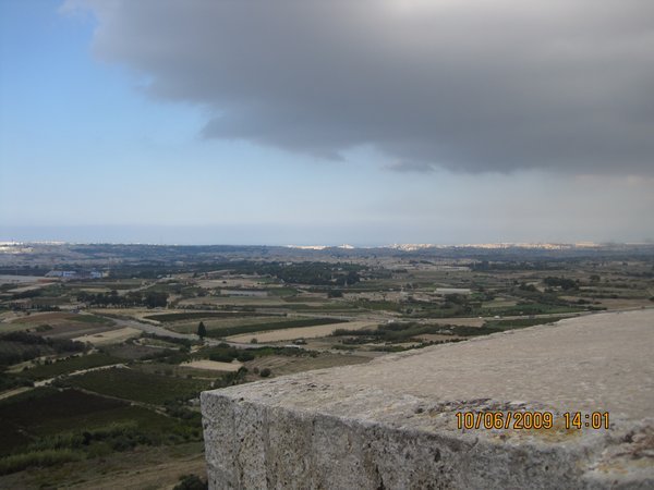 view from Mdina