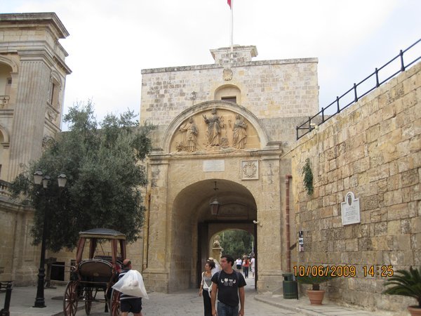 Mdina's ancient city gate