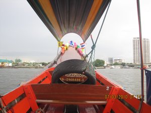 Long tail boat on Bangkok canals