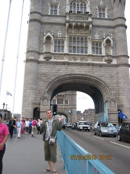 Dan on Tower Bridge