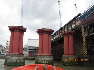 support columns for a future rail line