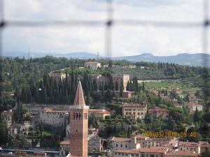 Verona with castle in background