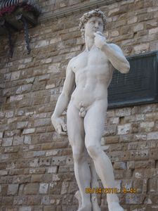 David replica in Piazza Della Signoria