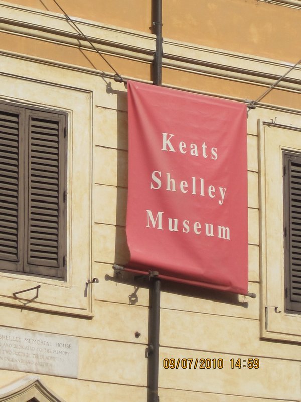 Keats Shelley museum