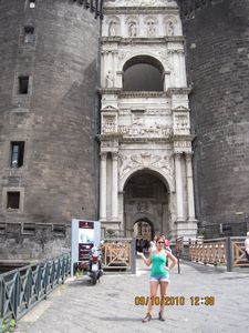 me outside Castel Nuovo