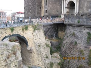 Castel Nuovo the old moat and bridge