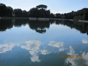 fish pond, Caserta Palace