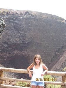 me and Vesuvius crater