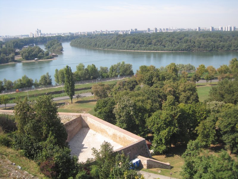 View of river from fortress