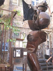 Sculpture in old East Berlin