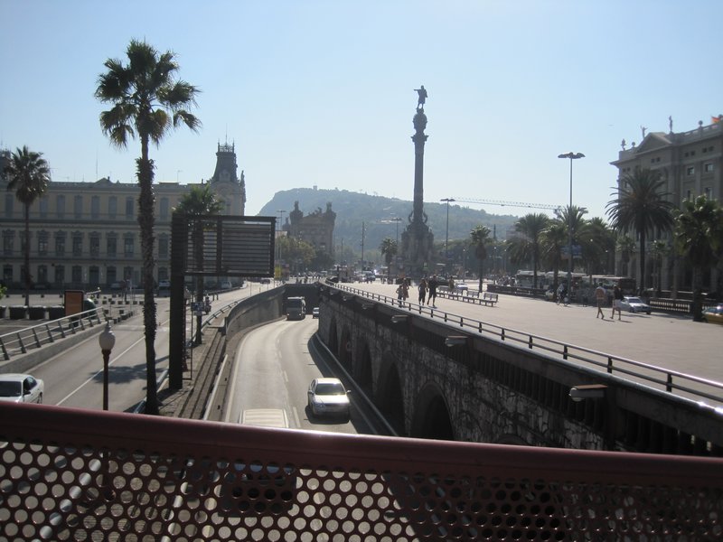 View from funky bridge