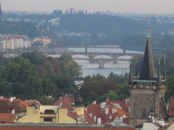 Bridges along the Vltava