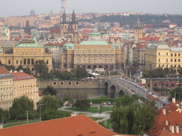 Prague from Castle Square 