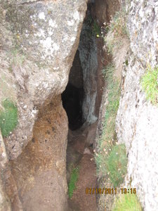 Narrow cave
