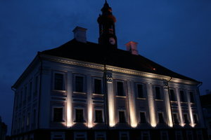 Tartu town hall - back view