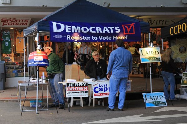 Democrats stall- SLO street market