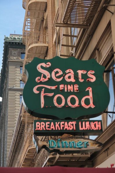 Sears food sign