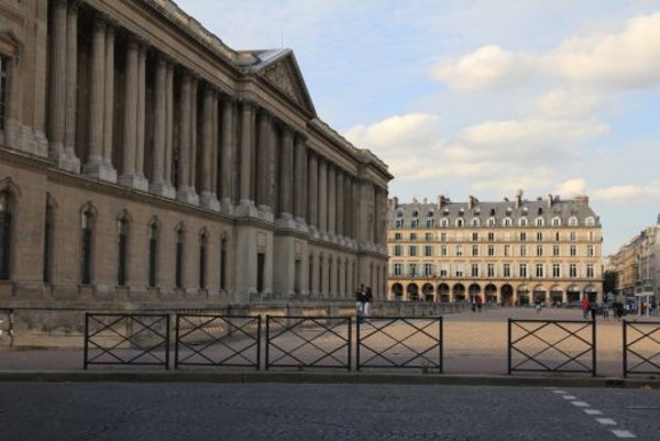 Louvre - eastern side view