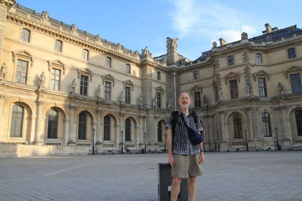 me and the Louvre