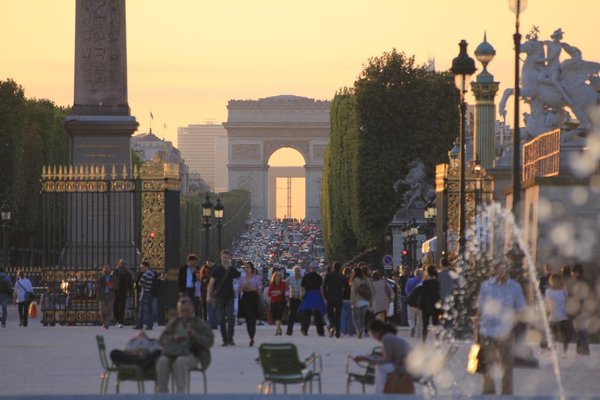 Champs Elysees view