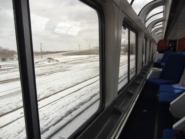 the Amtrak skylounge