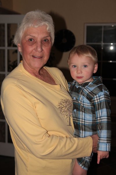 Carol and grandson Parker