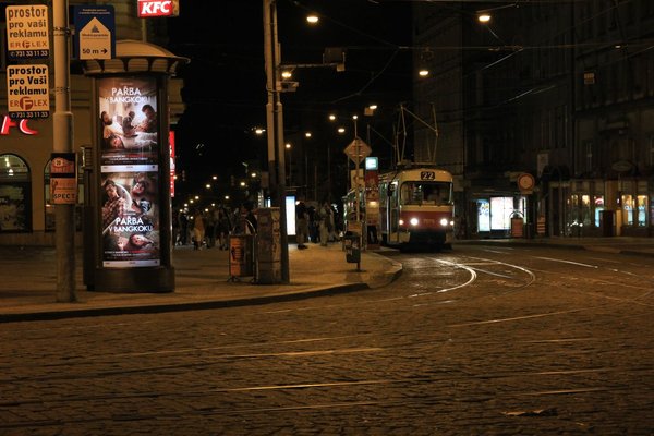 night tram @ Pavlova