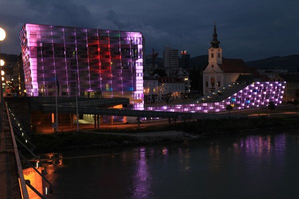 Ars Electronica @ night