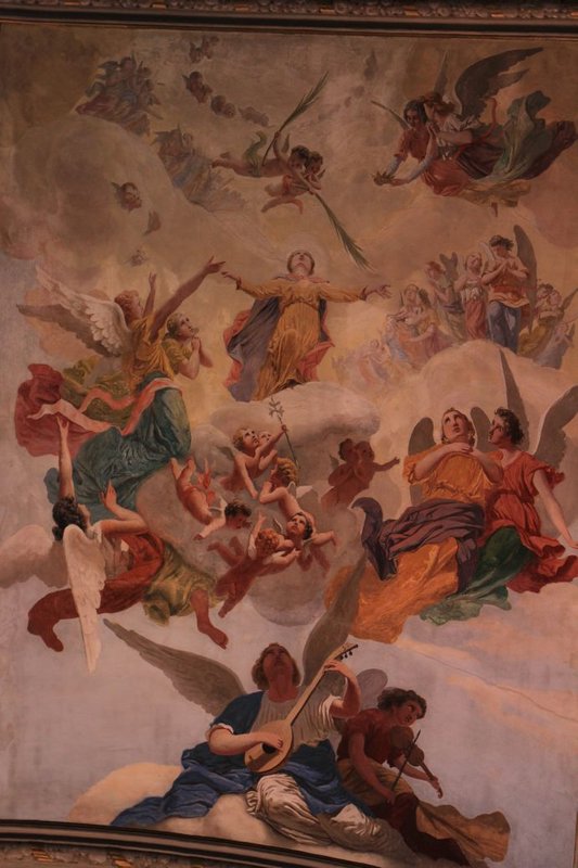 ceiling of St Euphemia shrine