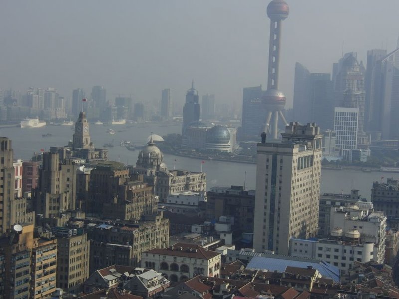 over the Bund to Pudong