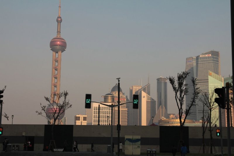 the first glimpse of Pudong