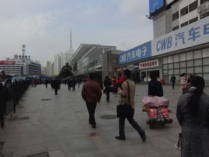 front of Shanghai station