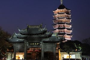 another night pagoda shot