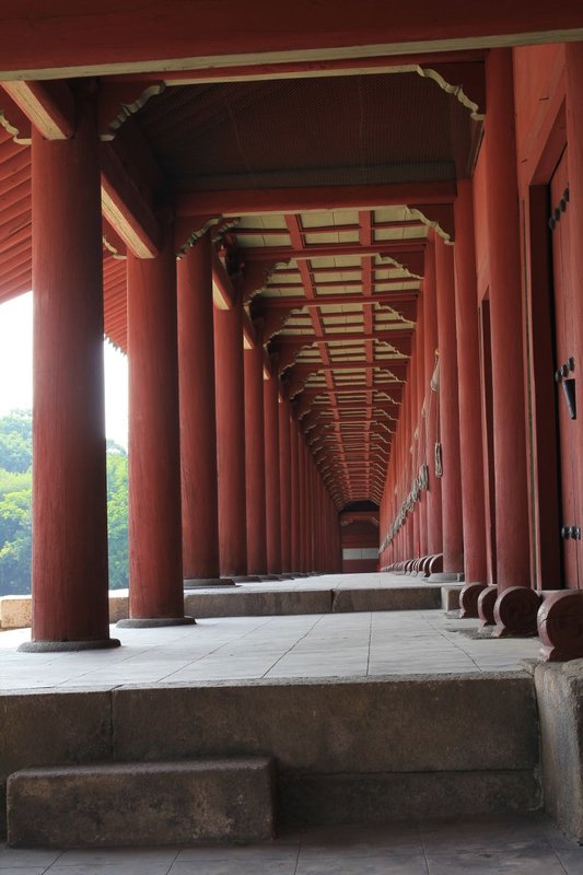 Jongmyo tablet hall corridor