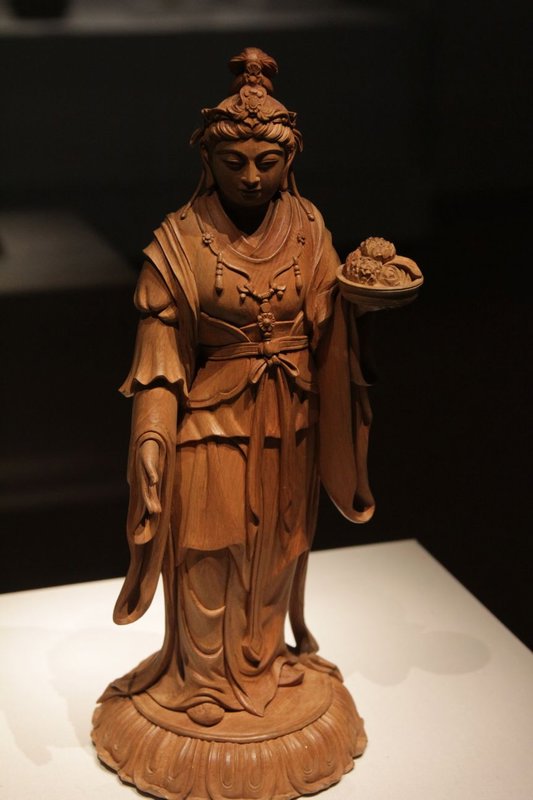 NMK wooden Buddhist figure
