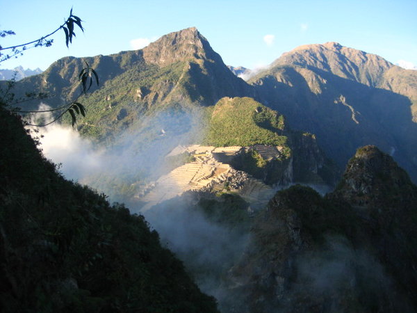 Machu Picchu gesehen von Huayna Picchu
