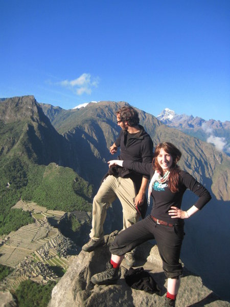Hubermanns auf Huayna Picchu Gipfel