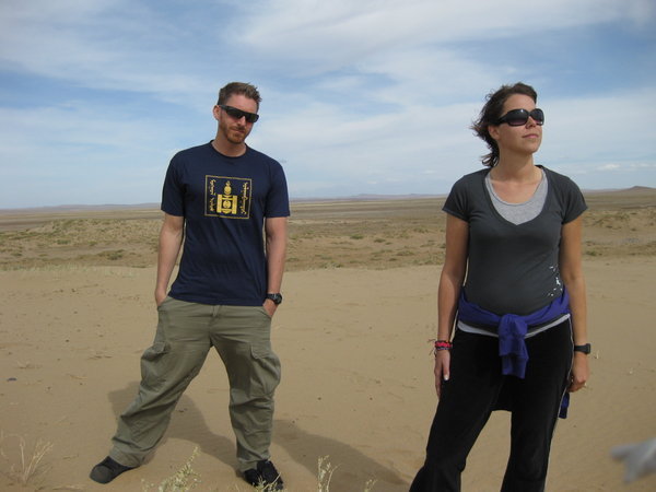 northern gobi sand dunes